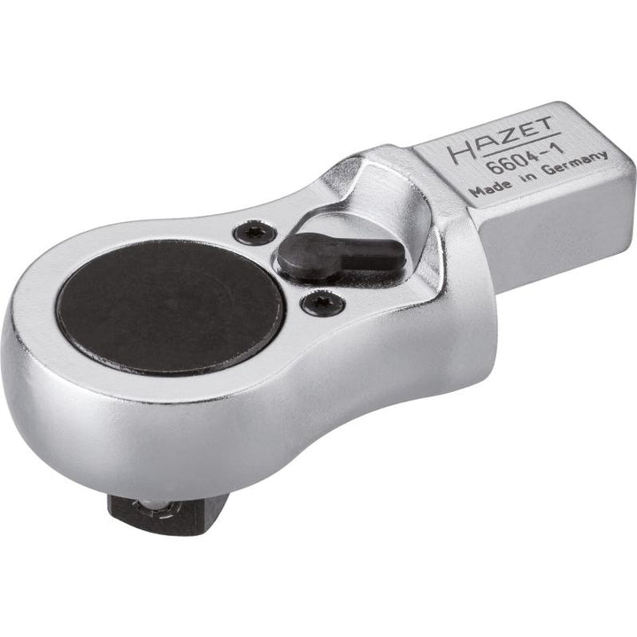 Hazet 6604-1 Insert Reversible Ratchet, 14x18mm Insert Square Drive, 12.5mm (1/2") Square