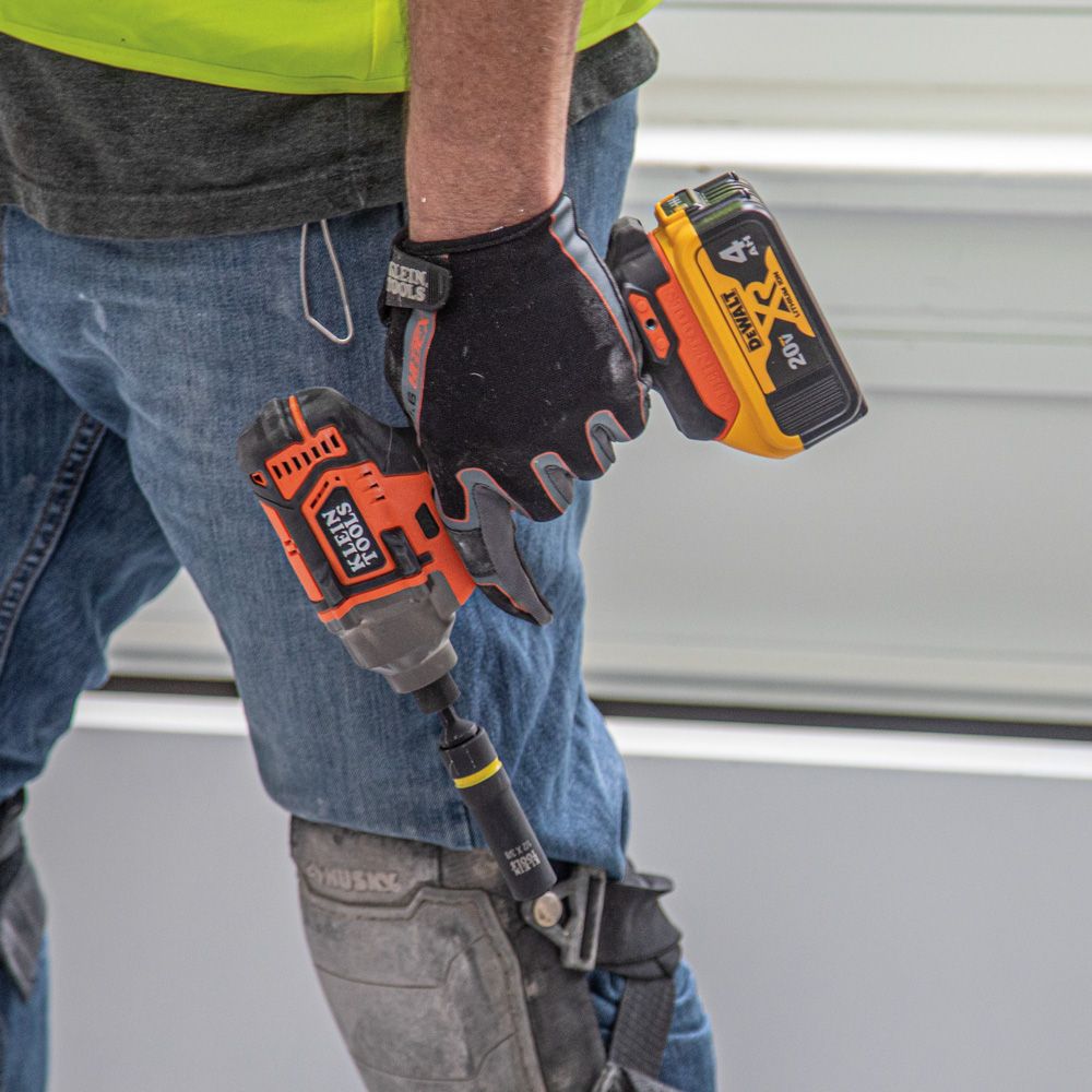 Klein Tools 66060 2-in-1 Impact Socket Set, 6-Piece Tool Set with 6-Point Deep Sockets with 1/2-Inch Drive, Includes Tool Case