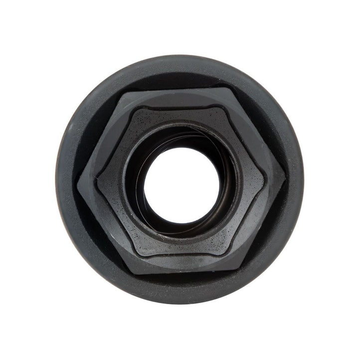 Klein Tools 66065 2-in-1 Deep Impact Socket, 6-Point 1-Inch and 13/16-Inch Hex Socket Sizes, Use with Impact Wrenches BAT20-CW, BAT20-CW