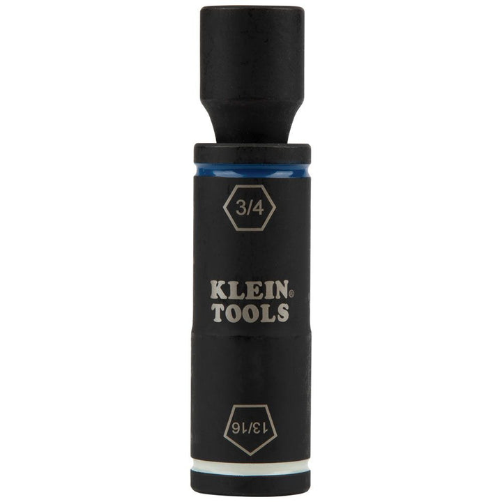 Klein Tools 66080 2-in-1 Penta/Hex Flip Socket with Adapter