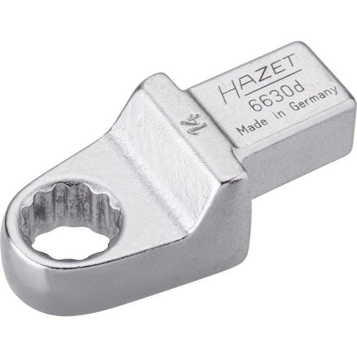 Hazet 6630D-14 Insert Box-End Wrench, 14x18mm Insert Square Drive, 14mm 12-Point