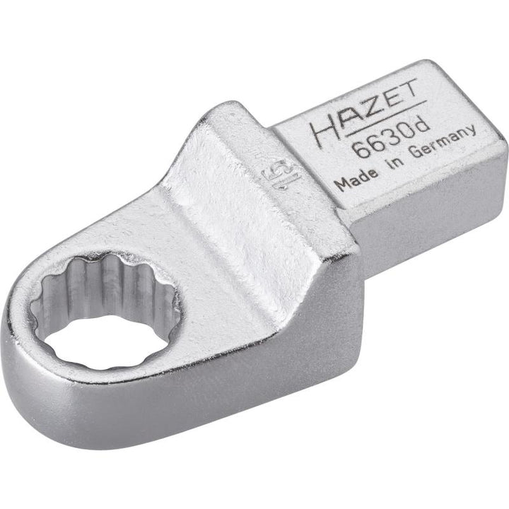 Hazet 6630D-15 Insert Box-End Wrench, 14x18mm Insert Square Drive, 15mm 12-Point