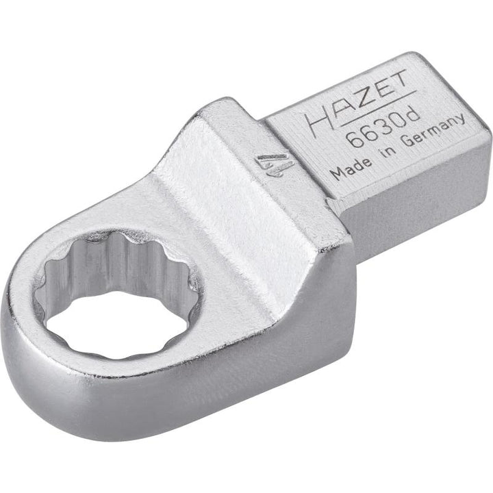 Hazet 6630D-17 Insert Box-End Wrench, 14x18mm Insert Square Drive, 17mm 12-Point