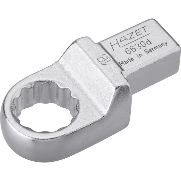 Hazet 6630D-19 Insert Box-End Wrench, 14x18mm Insert Square Drive, 19mm 12-Point