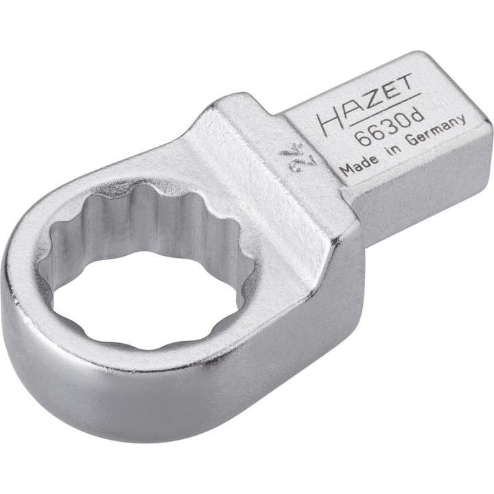 Hazet 6630D-24 Insert Box-End Wrench, 14x18mm Insert Square Drive, 24mm 12-Point