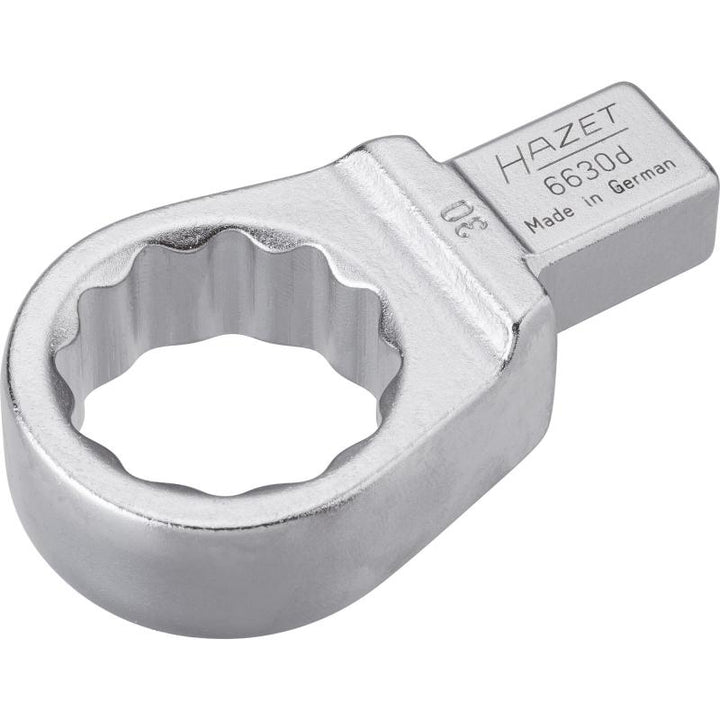 Hazet 6630D-30 Insert Box-End Wrench, 14x18mm Insert Square Drive, 30mm 12-Point
