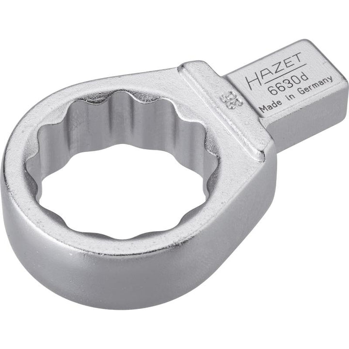 Hazet 6630D-36 Insert Box-End Wrench, 14x18mm Insert Square Drive, 36mm 12-Point