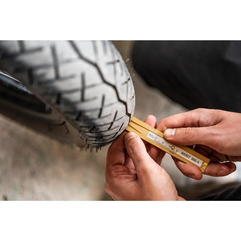 Hazet 666-5 Tire Tread Depth Gauge