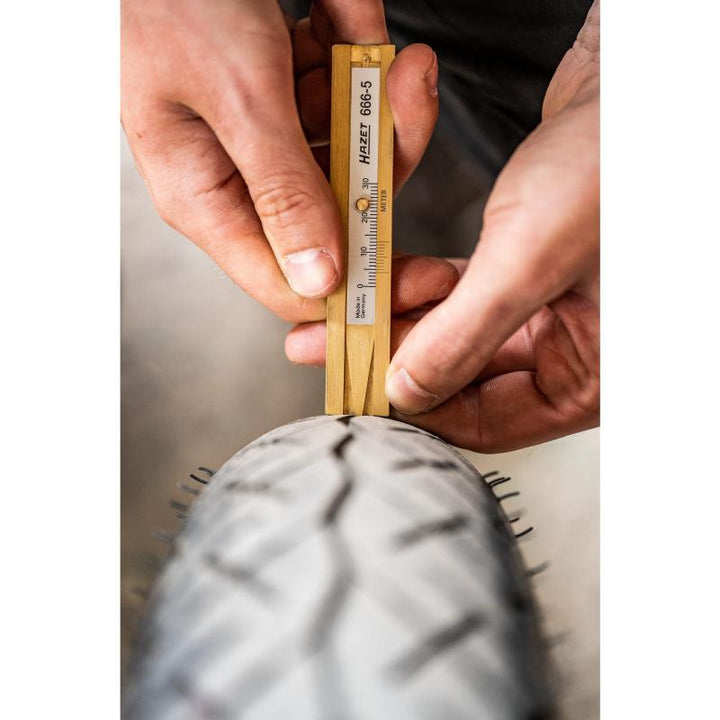 Hazet 666-5 Tire Tread Depth Gauge