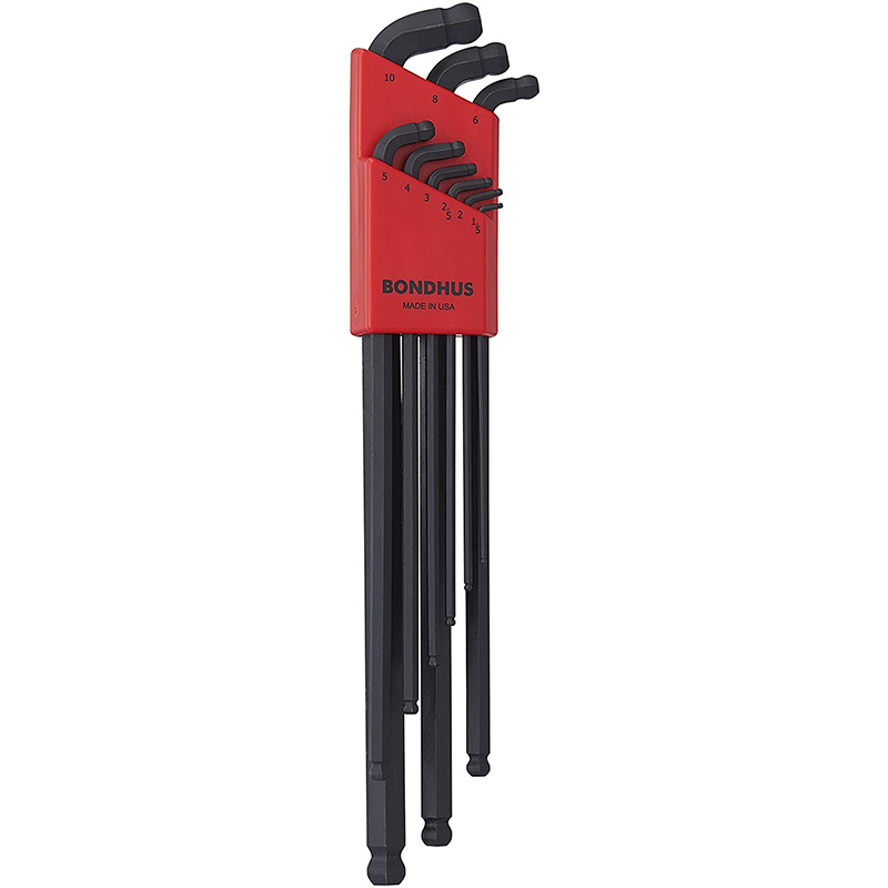 Bondhus 27098 Stubby Double Ball End L-Wrenches Set IN/MM Double Pack, 22 Pc.