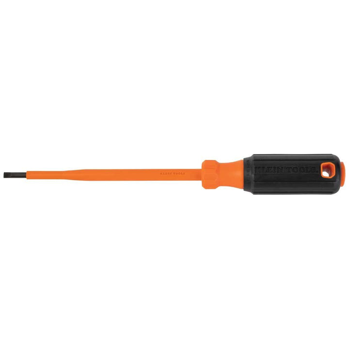 Klein Tools 6816INS Insulated Screwdriver, 3/16-Inch Cabinet Tip, 6-Inch Round Shank