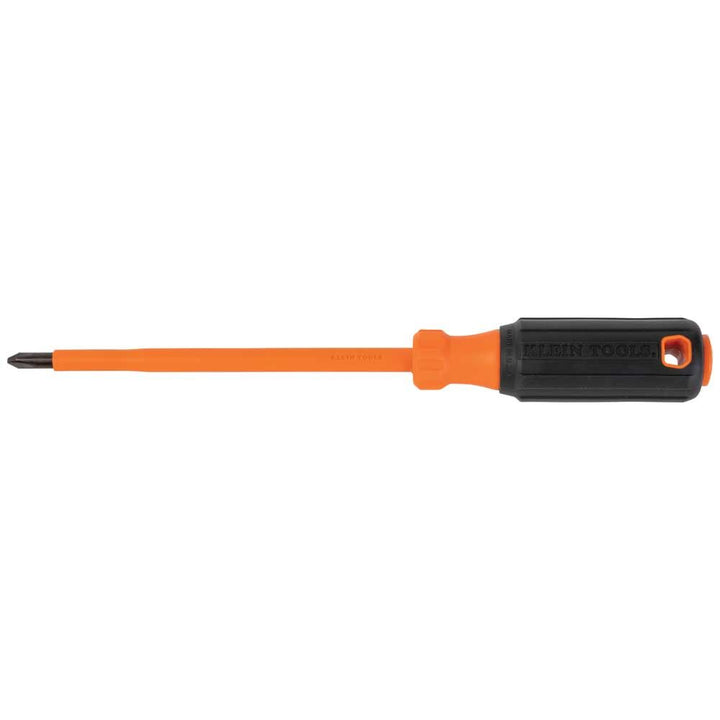 Klein Tools 6836INS Insulated Screwdriver, #2 Phillips Tip, 6-Inch Round Shank