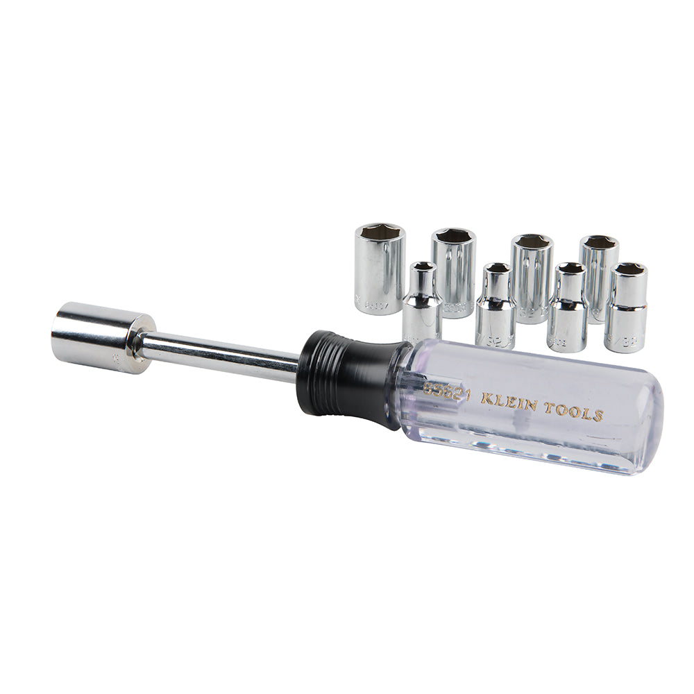 Klein Tools 65500 1/4-Inch Drive Socket Wrench Set, 13-Piece