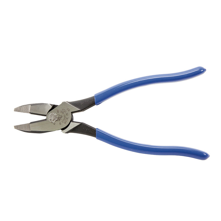 Klein Tools D2000-9NE Side Cutter Linemans Pliers Cut ACSR, Screws, Nails, Hard Wire, 9-Inch Electrical Pliers