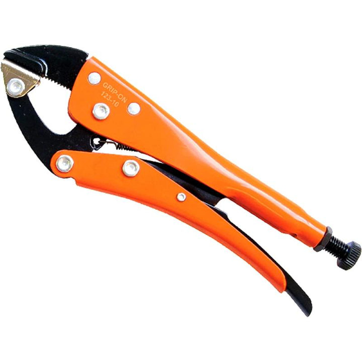 Grip-On 12310 10 Inch Nickel-Plated Straight/Swivel Tip Locking Pliers