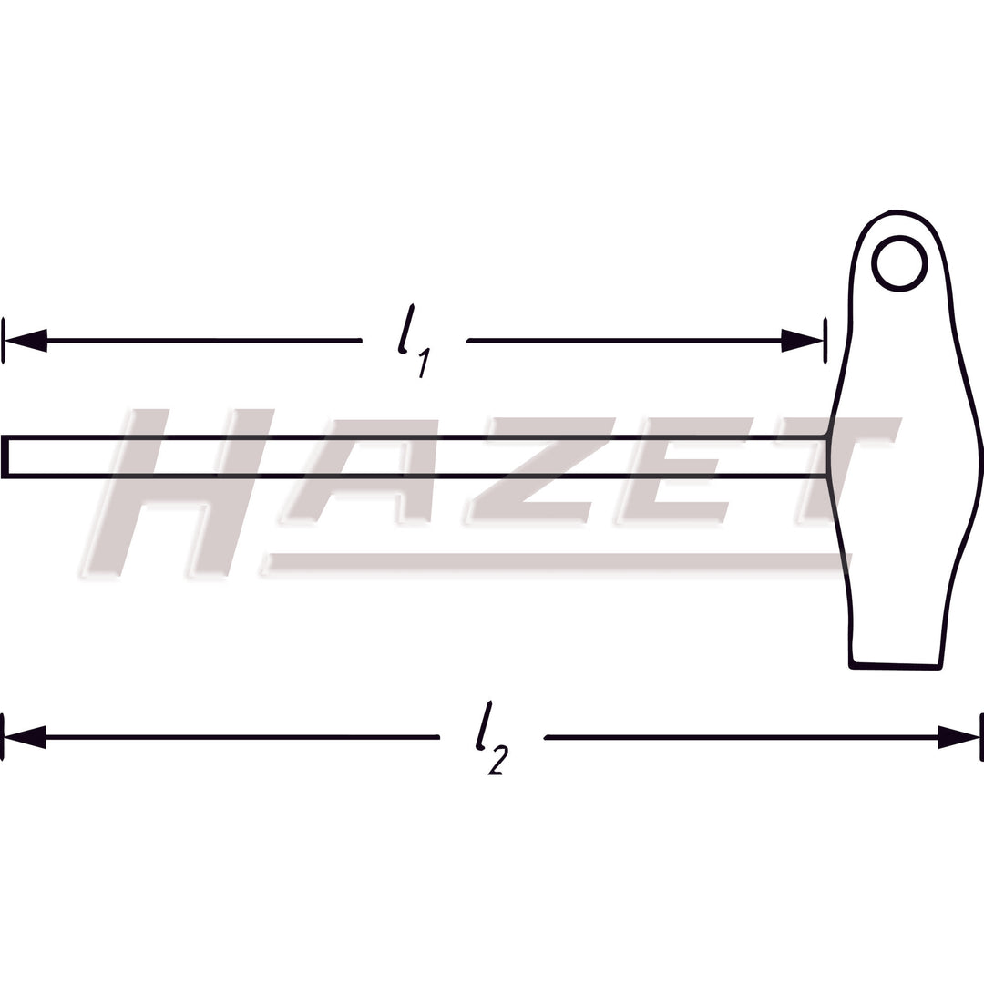 Hazet 828-T15 TORX® T15 126mm Screwdriver w/ T-Handle