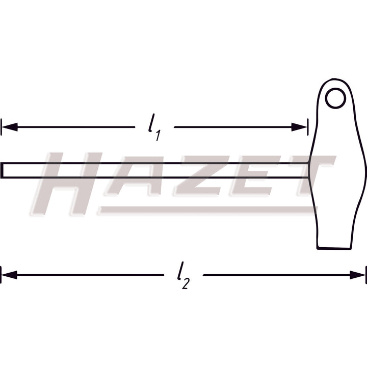 Hazet 828-T15 TORX® T15 126mm Screwdriver w/ T-Handle