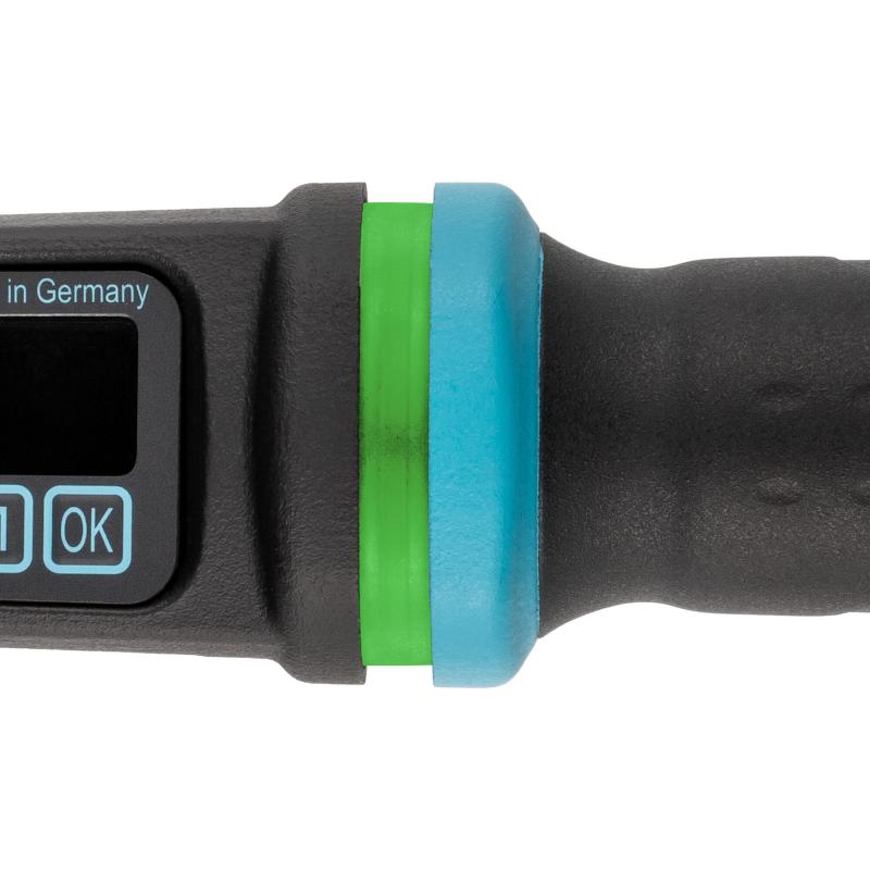 Hazet 7295-2STAC Electronic Torque Wrench with Built-In Angle Gauge, 65-650 Nm, 14x18mm Insert Square, 20mm (3/4") Square