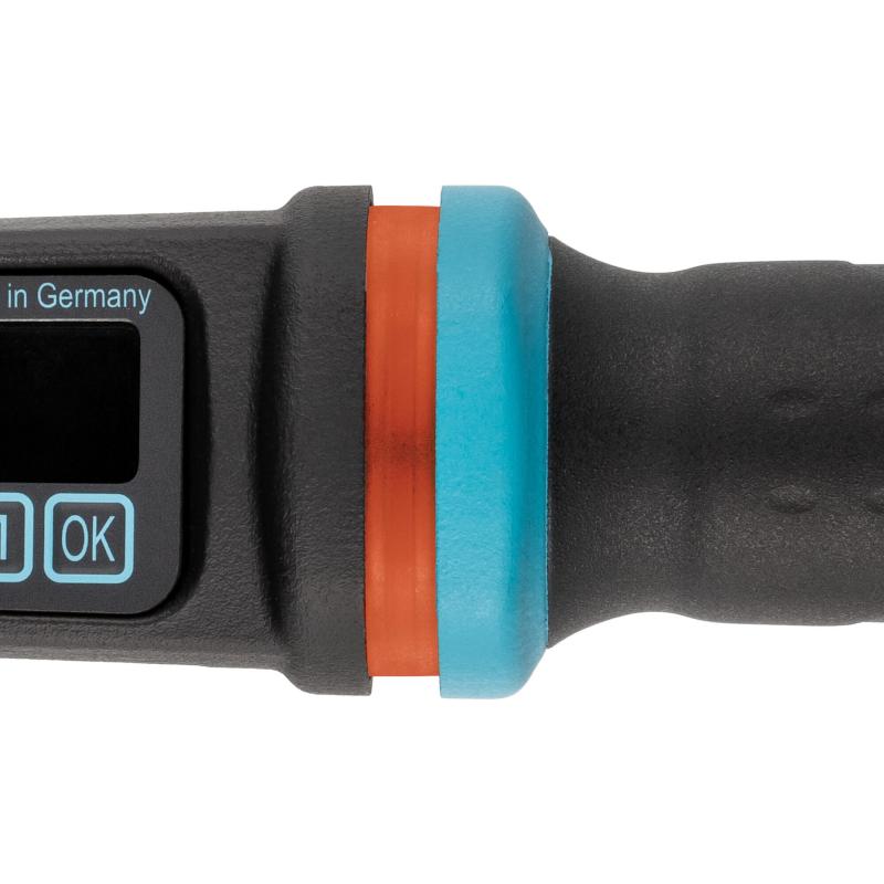 Hazet 7281-2STACCAL Electronic Torque Wrench with Built-In Angle Gauge, 2.5-25 Nm, 9x12mm Insert Square, 6.3mm (1/4") Square