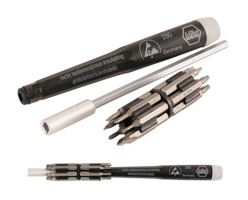 Wiha Tools 75093 System 4 ESD Safe MicroBits Set
