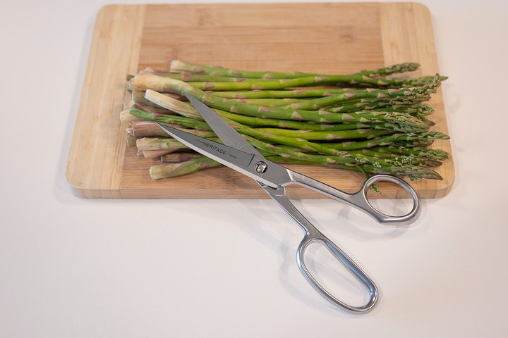 Kitchen Scissors and Shears, 8'' Stainless Steel Break Apart for Easy Cleaning, Dishwasher Safe, Heritage Cutlery 758BA