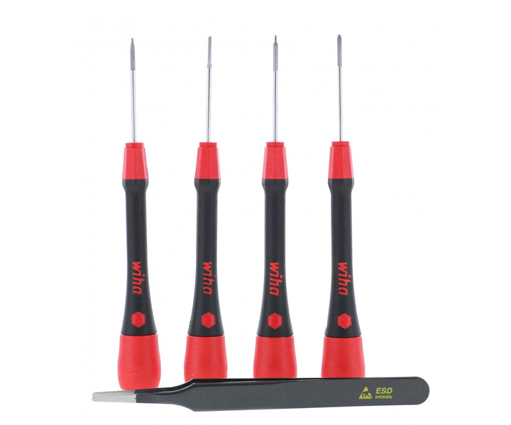 Wiha Tools 26162 PicoFinish Smart Phone Basic Tool Kit 5-Piece