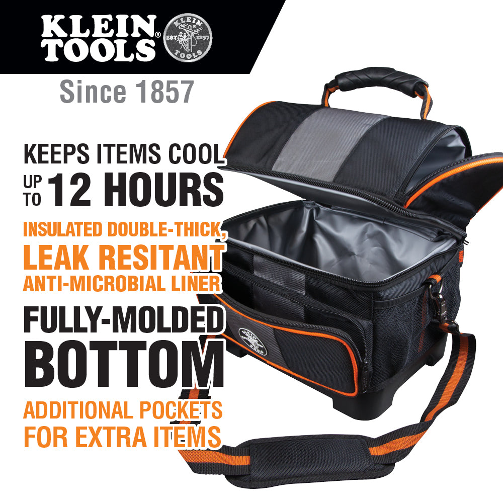 Klein Tools 55601 Tradesman Pro™ Soft Lunch Cooler, 12-Quart