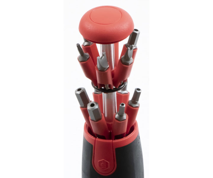 Wiha Tools 77796 26-in-1 Ultra Driver Security Bit Holder in Clamshell