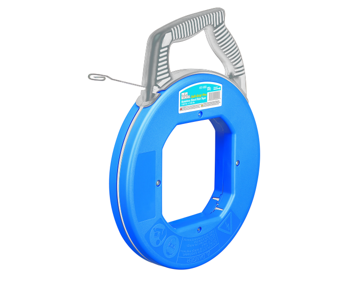 Ideal 31-066 Fish Tape, 1/8 in x 120ft, Stainless Steel