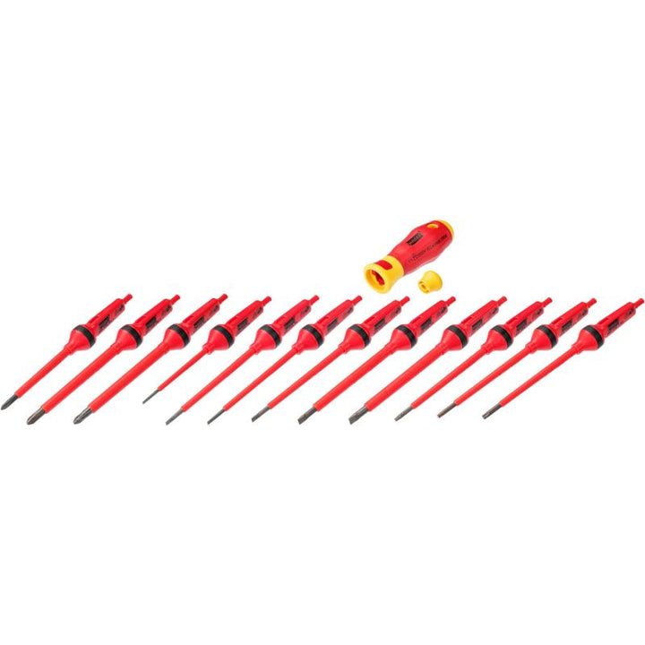 Hazet 804VDE/14 Screwdriver Set with Protective Insulation, 14 Pieces