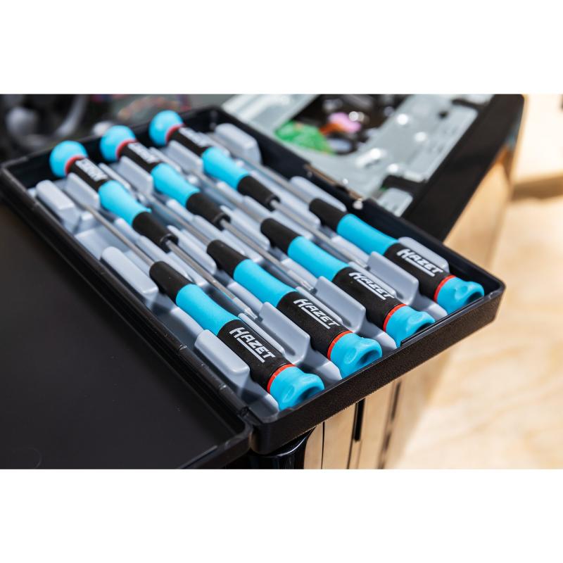 Hazet 808/7 Electronic Screwdriver Set, TORX®, 7 Pieces