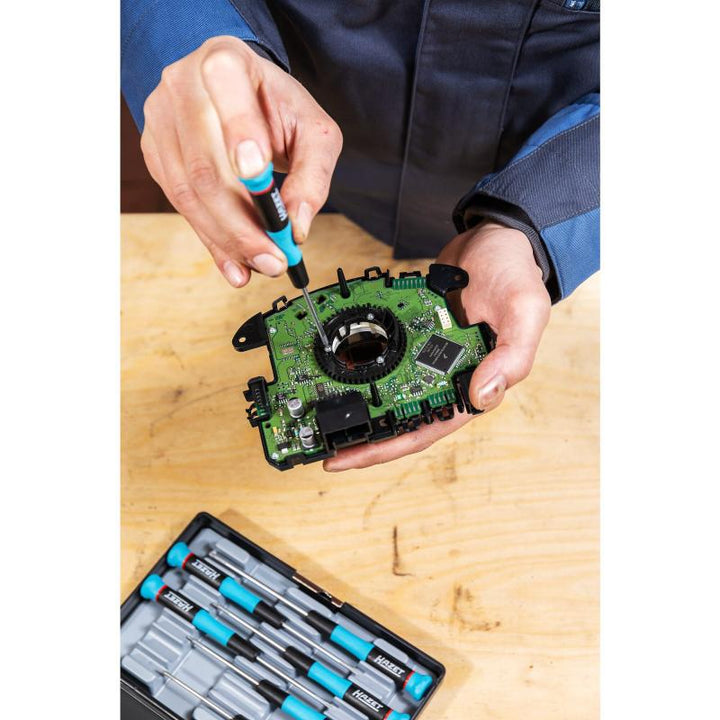 Hazet 808/7 Electronic Screwdriver Set, TORX®, 7 Pieces