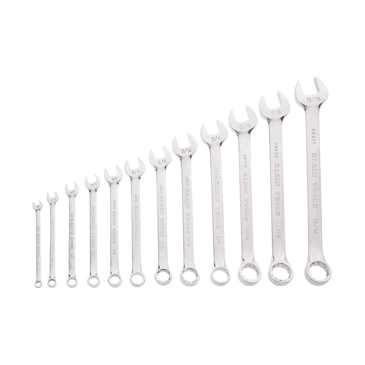 Klein Tools 68404 Combination Wrench Set, 12-Piece