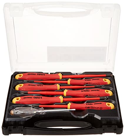 Felo 0715762745 E-Slim Insulated Screwdriver Set
