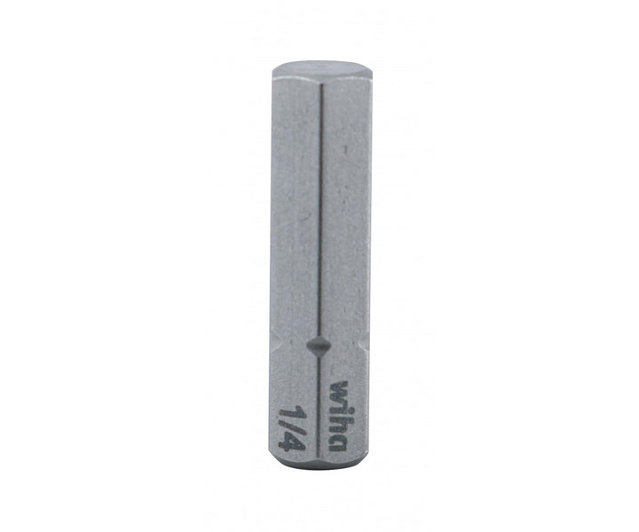 Wiha Tools 71351 Hex Inch Insert Bits, 1/4" x 25 mm, 10 Pk.