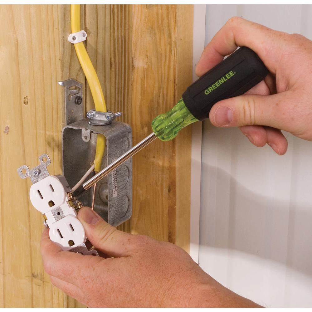 Greenlee 0153-14C Screwdriver, Heavy Duty, Keystone Tip 1/4" x 10"