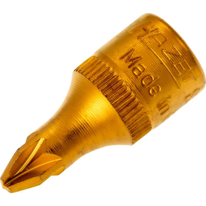 Hazet 8507-PZ2 Screwdriver Socket, 6.3mm (1/4") Square Drive, Pozidriv PZ2