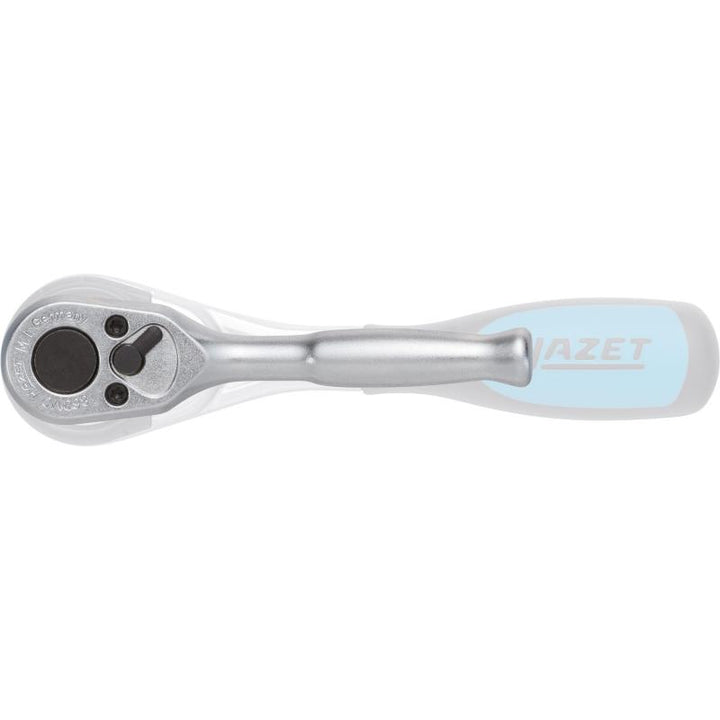 Hazet 863MBIT Solid Steel Reversible Ratchet for Bits, 6.3 mm (1/4") Hex