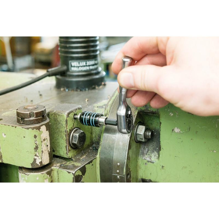 Hazet 863MBIT Solid Steel Reversible Ratchet for Bits, 6.3 mm (1/4") Hex