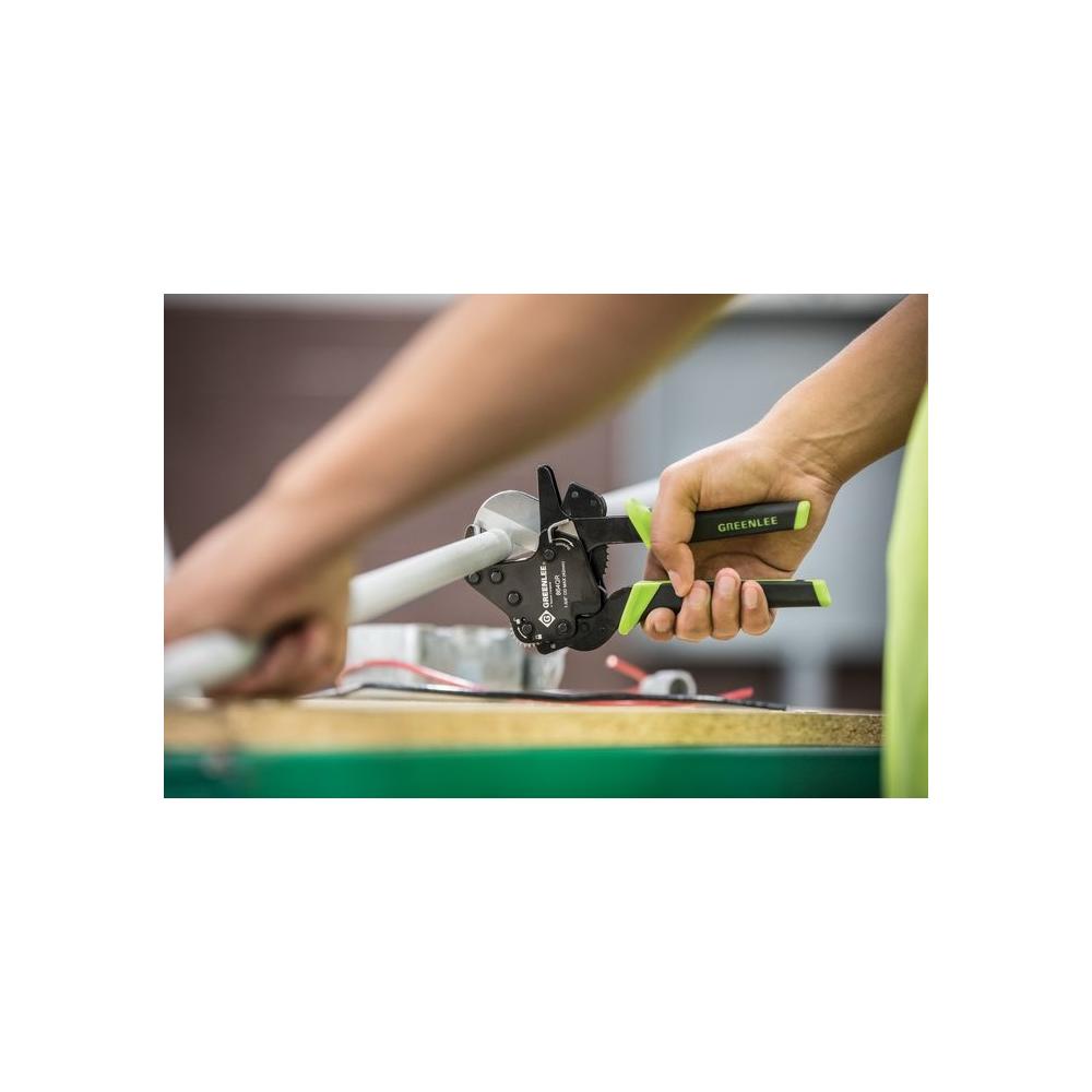 Greenlee 864QR 1-1/4 Quick Release Ratcheting PVC Cutter