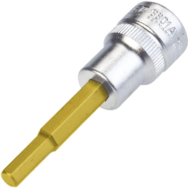 Hazet 8801A-3/16 Screwdriver Socket, 10mm (3/8") Square Drive, 3/16" Hex