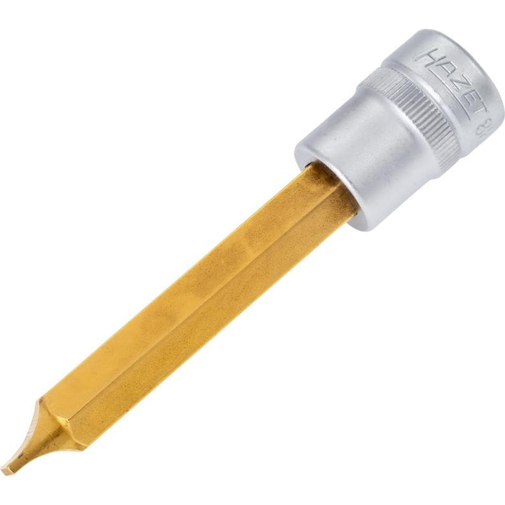 Hazet 8803-1.6X10 Screwdriver Socket, 10mm (3/8") Square Drive, Slotted, 1.6x10mm