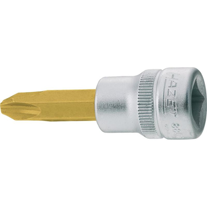 Hazet 8806-PH4 Screwdriver Socket, 10mm (3/8") Square Drive, Phillips PH4