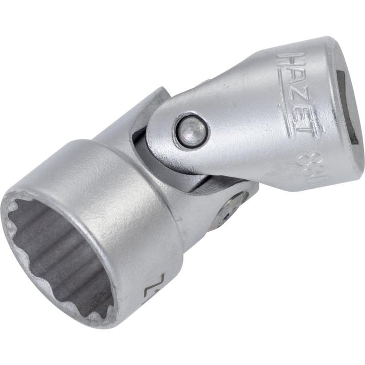 Hazet 880G-Z16 Universal Joint Socket, 10mm (3/8") Square Drive, 12-Point, 16mm