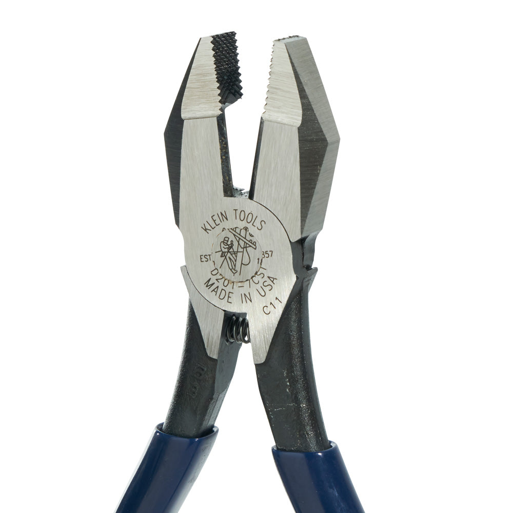 Klein Tools D201-7CST Ironworker's Pliers, 9" with Spring