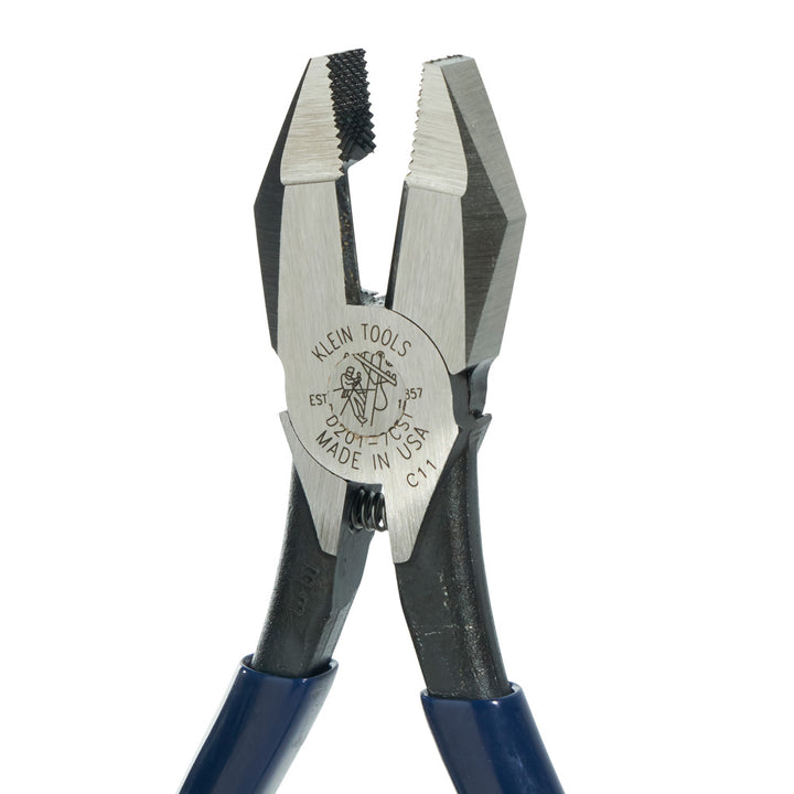 Klein Tools D201-7CST Ironworker's Pliers, 9" with Spring