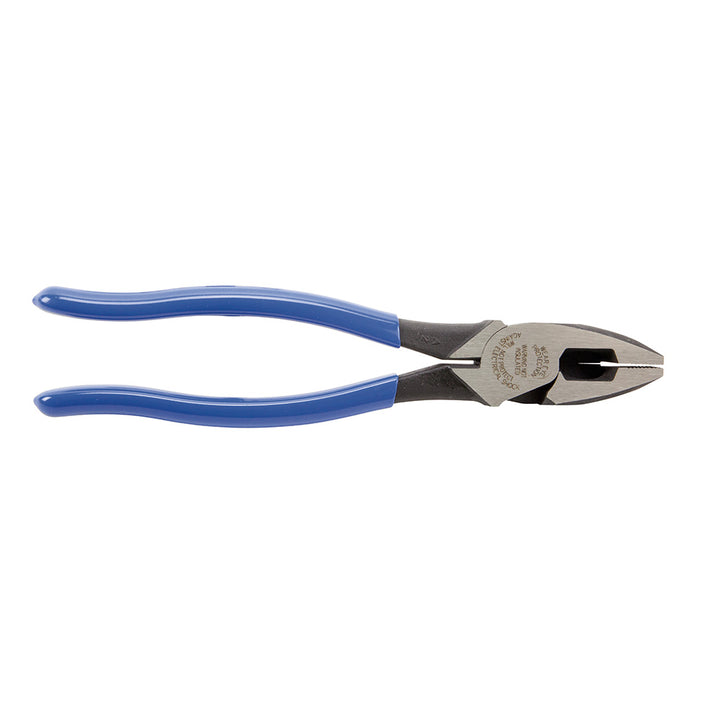 Klein Tools D2000-9NE Side Cutter Linemans Pliers Cut ACSR, Screws, Nails, Hard Wire, 9-Inch Electrical Pliers