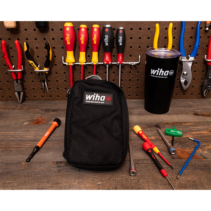 Wiha 91472 Cordura Utility Organizer Zipper Pouch