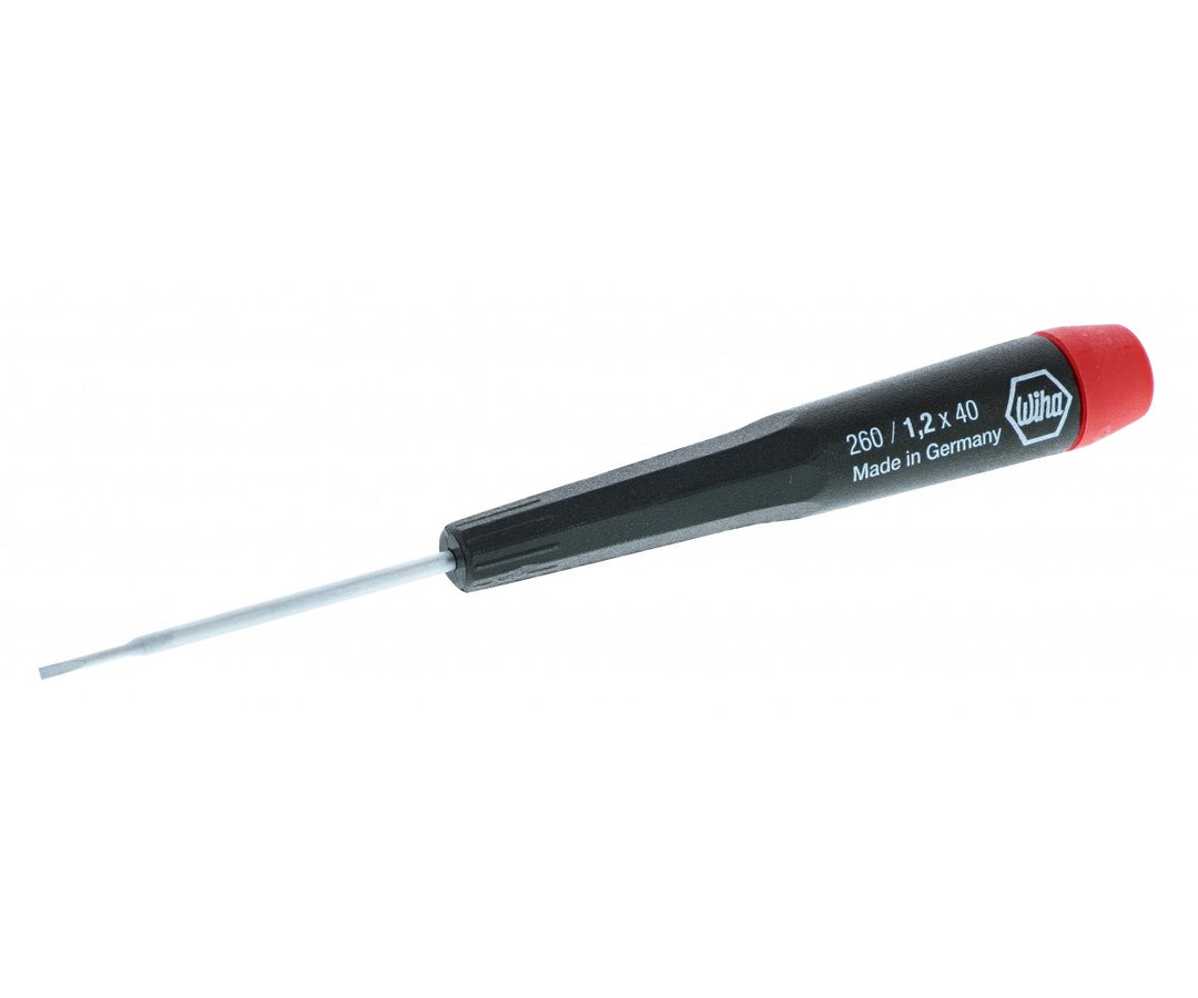 Wiha Tools 26012 1.2 (3/64") x 40mm Precision Slotted Screwdriver