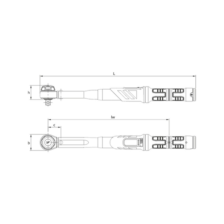 Gedore 2641259 1/2" DREMASTER K Torque Wrench